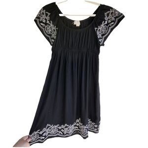 One Clothing sz L black Hawaiian Luau Sundress